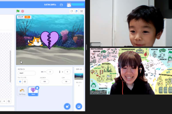 授業風景(コスチューム変更)