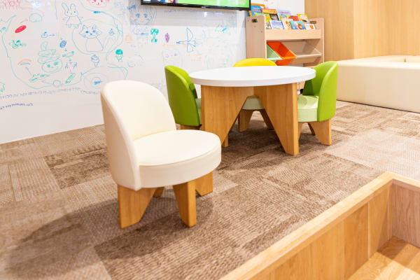 キッズスペース完備、待機所としてもご利用可