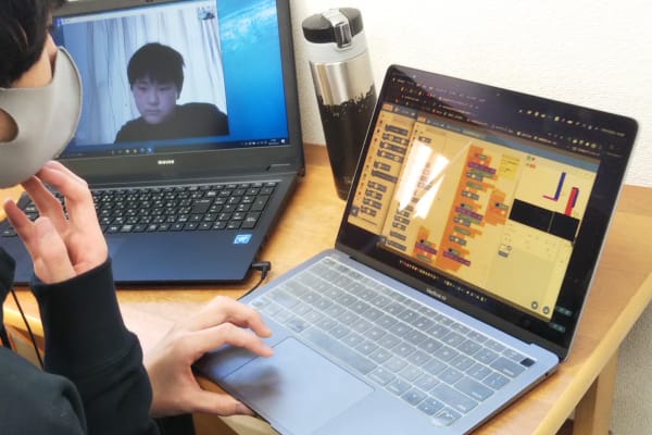 オンラインコースは安心のマンツーマン