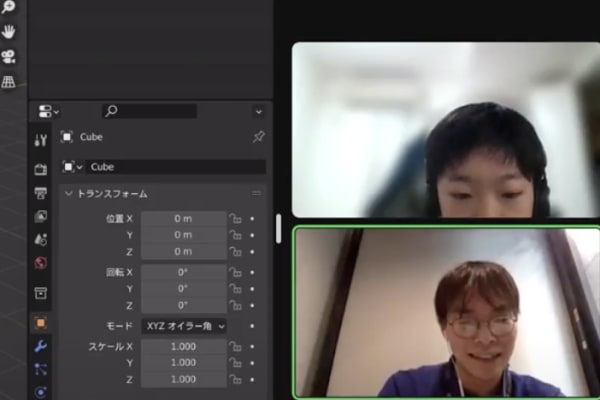 Blenderを使用したデザイン講座もオンラインで学習可能！