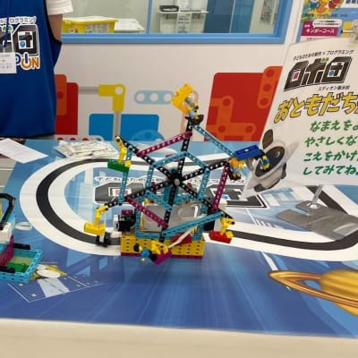 休日は様々なロボットが展示されています