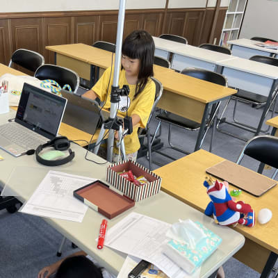 レッスン後。はしゃいで遊んでいることも多いです！