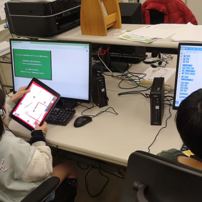 ２人ともガンバっています！