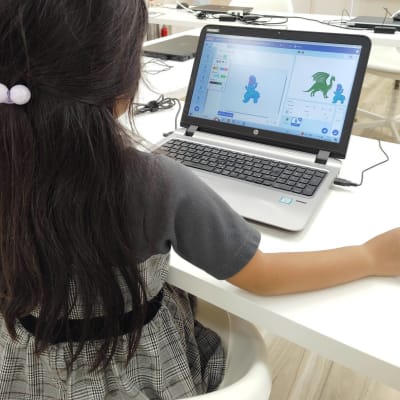 年長の女の子も楽しく学んでいます！