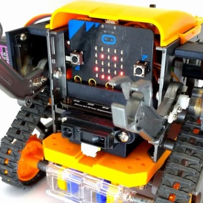 マイクロビット搭載ロボット