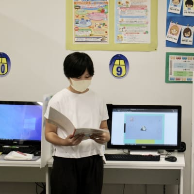 いざ発表会！クラスメイトや親御さんにも聞いてもらいます