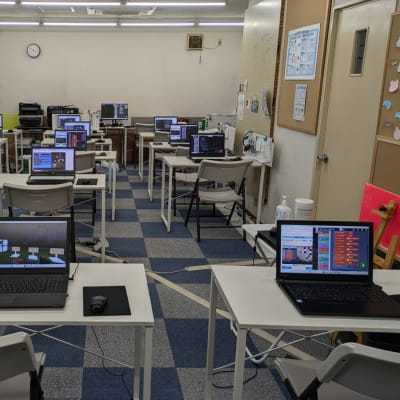 有希塾プログラミング教室の教室風景③