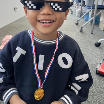 お兄さんのイベント参加中、良い子で待てました◎