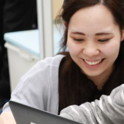 達成できると自然と笑顔に！