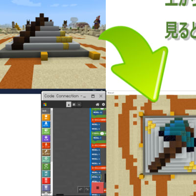 一見するとただのピラミッド。しかし上から見ると……！？ 立体であることを活かしたおもしろい作品です！