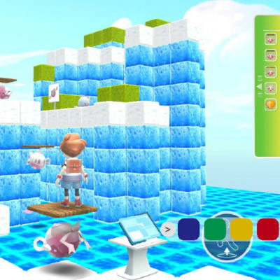 3D空間に想像力を活かしたオリジナルの世界を作ることができます！