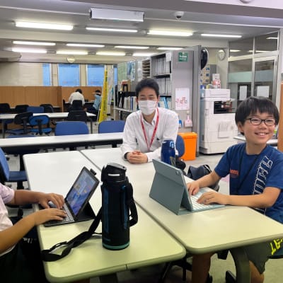 コーチと楽しく「Playgram」に取り組んでいます。