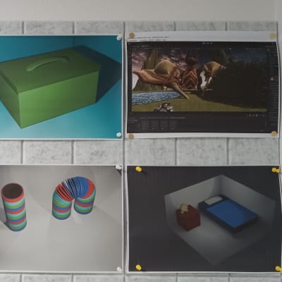 BlenderやUnityの作品が続々と掲示されています