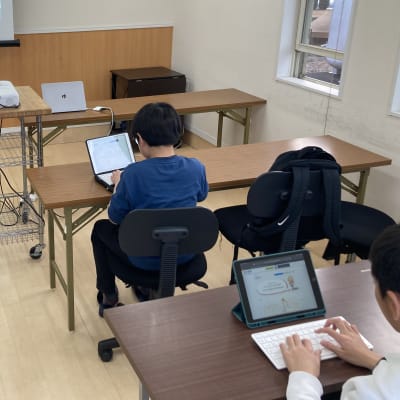 タイピングも将来必要となる大事なスキル！レッスン内ではタイピング練習も行います！