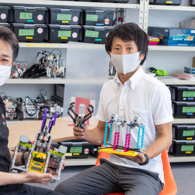 （左）ミマモルメ社長・小坂光彦（右）読売テレビ放送・佐藤智也（撮影：2020年8月）