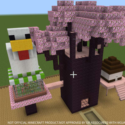 入会から6ヶ月は、ツリーハウスを作ります。3か月で、ここまで大きな建物がつくれますよ！