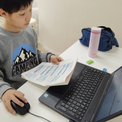 プログラミング検定試験の様子