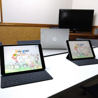 綺麗で広いレッスン室です