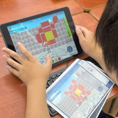 ipad を使って行いますので、指で感覚的に操作が可能です。初心者も安心です。