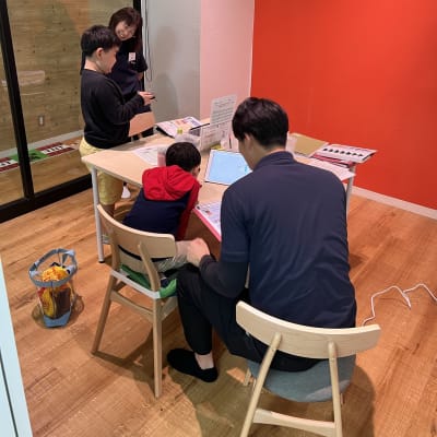 個室での授業の様子