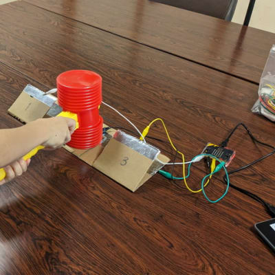 マイクロビットで作ったもぐらたたき