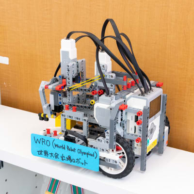 WRO2019ハンガリー国際大会エキスパート中学生の部「ロボットTKT」世界14位（撮影：2020年8月）