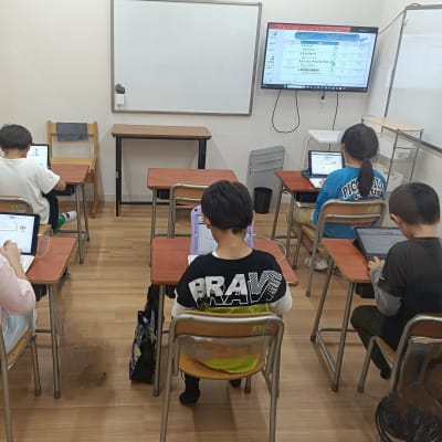 まず教室に来たらタイピングスタート！集中力発揮！