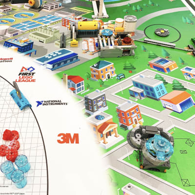 高学年のロボットコースではレゴのコンペティションにチャレンジします！