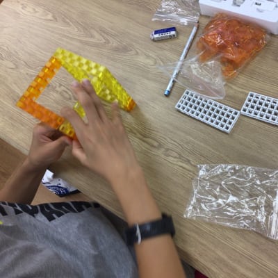 ブロックの組み立て