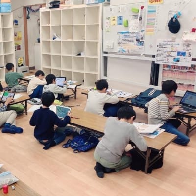 あざみ野校の生徒は、元気な子が多いですね！（時々うまくいくと歓声をあげます笑)