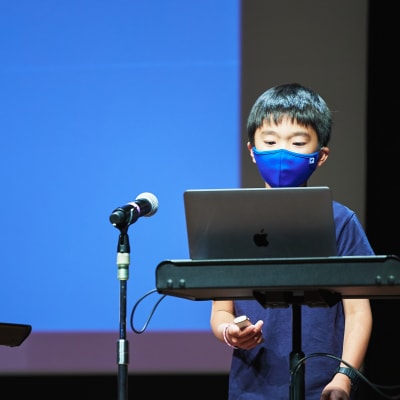 鎌倉芸術館での発表会(2021年4月)での様子