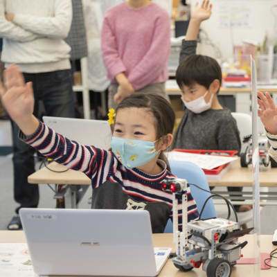 対話型のアクティブラーニングをスムーズに実施します（撮影：2020年12月）