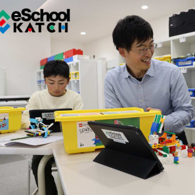 教材はLEGO SPIKE™ベーシック・SPIKE™プライムを使用。