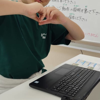 プログラミング検定試験の様子