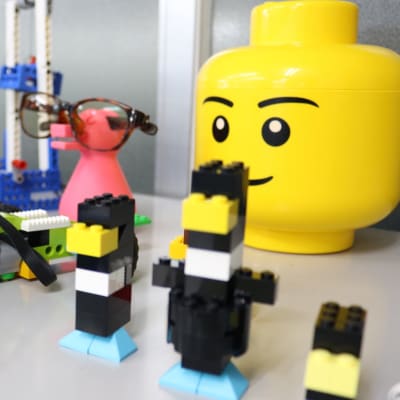 【パソコンスクール】時間がある時には子供たちがオリジナル作品を作ってくれます。ペンギンの親子