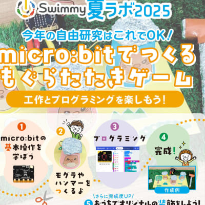＼夏ラボ2025／micro:bitでつくる もぐらたたきゲーム！夏休みの自由研究はこれでＯＫ！