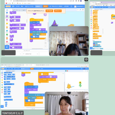 TENTO開発の授業ツール「noiz」での授業の様子
