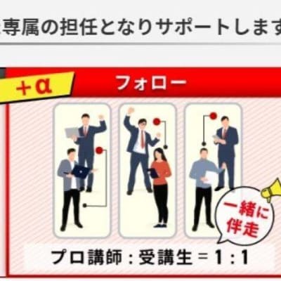 プロ講師がサポート