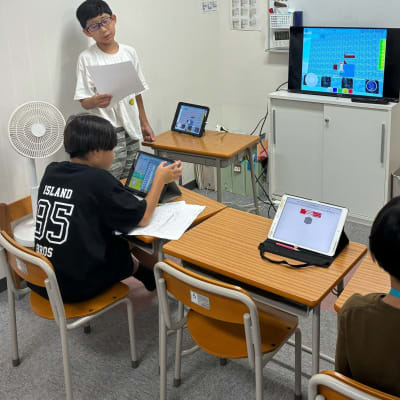 クリエイト作品の発表をしています。