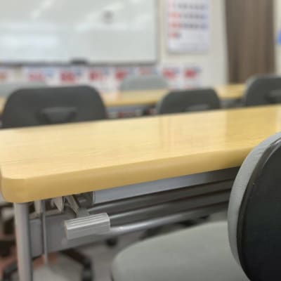 レッスンは広いスペースを確保して行います。