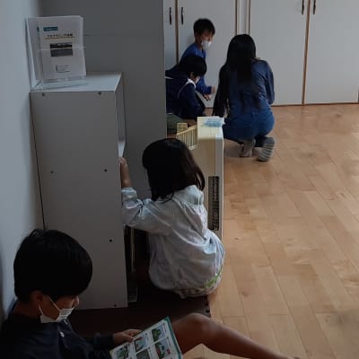 休憩中の様子です