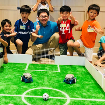 ロボットサッカー大会で優勝を目指そう