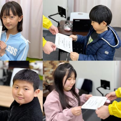 ステップごとに修了証を発行。目標があるからやる気が続く！