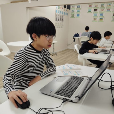 プログラミング検定試験の様子