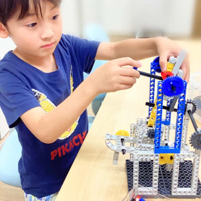 篭山滝ノ水校のレッスンの様子です。