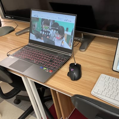 タイピングの練習も行っています。ただ早く打てるというわけではなく、正しいタイピングを身につけましょう！