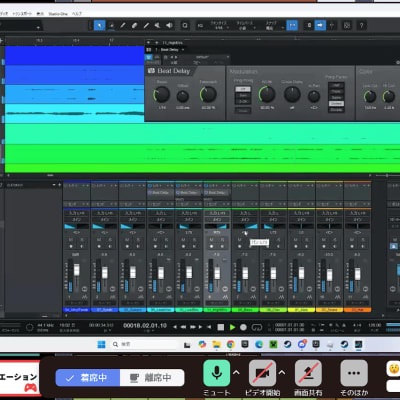 音楽制作の様子