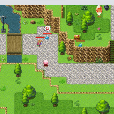 物語(システム)コースでアクションRPGのような戦闘システムを作っていきます。