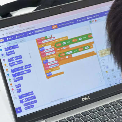 Scratchを利用した授業の様子