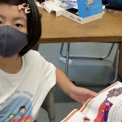 習い始めて3年目の女の子。スクラッチもがんばるぞ！(2021.7.31)